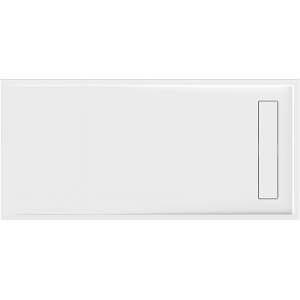Rechteckduschwanne Lyon E, 180 x 90 x 2,5 cm, weiß