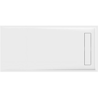 Rechteckduschwanne Lyon E, 180 x 90 x 2,5 cm, weiß