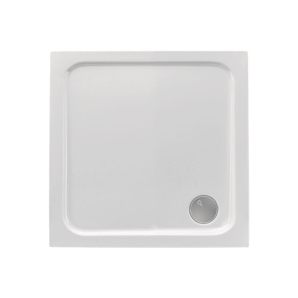 Viereckduschwanne Tia E, 70 x 70 x 3 cm, weiß