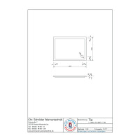 Rechteckduschwanne Tia Plus E, 140 x 100 x 3 cm, weiß