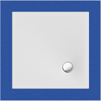 Viereckduschwanne Flat Corner E, 80 x 80 x 2,0 cm, weiß inkl. CS-Finish-Dichtsystem