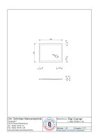 Rechteckduschwanne Flat Corner E, 100 x 80 x 2,5 cm, weiß