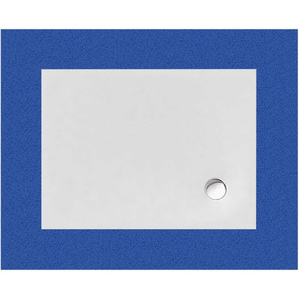 Rechteckduschwanne Flat Corner E, 100 x 90 x 3 cm, weiß inkl. CS-Finish-Dichtsystem