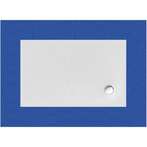 Rechteckduschwanne Flat Corner E, 120 x 90 x 3 cm, weiß inkl. CS-Finish-Dichtsystem