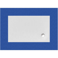 Rechteckduschwanne Flat Corner E, 120 x 90 x 3 cm, weiß inkl. CS-Finish-Dichtsystem