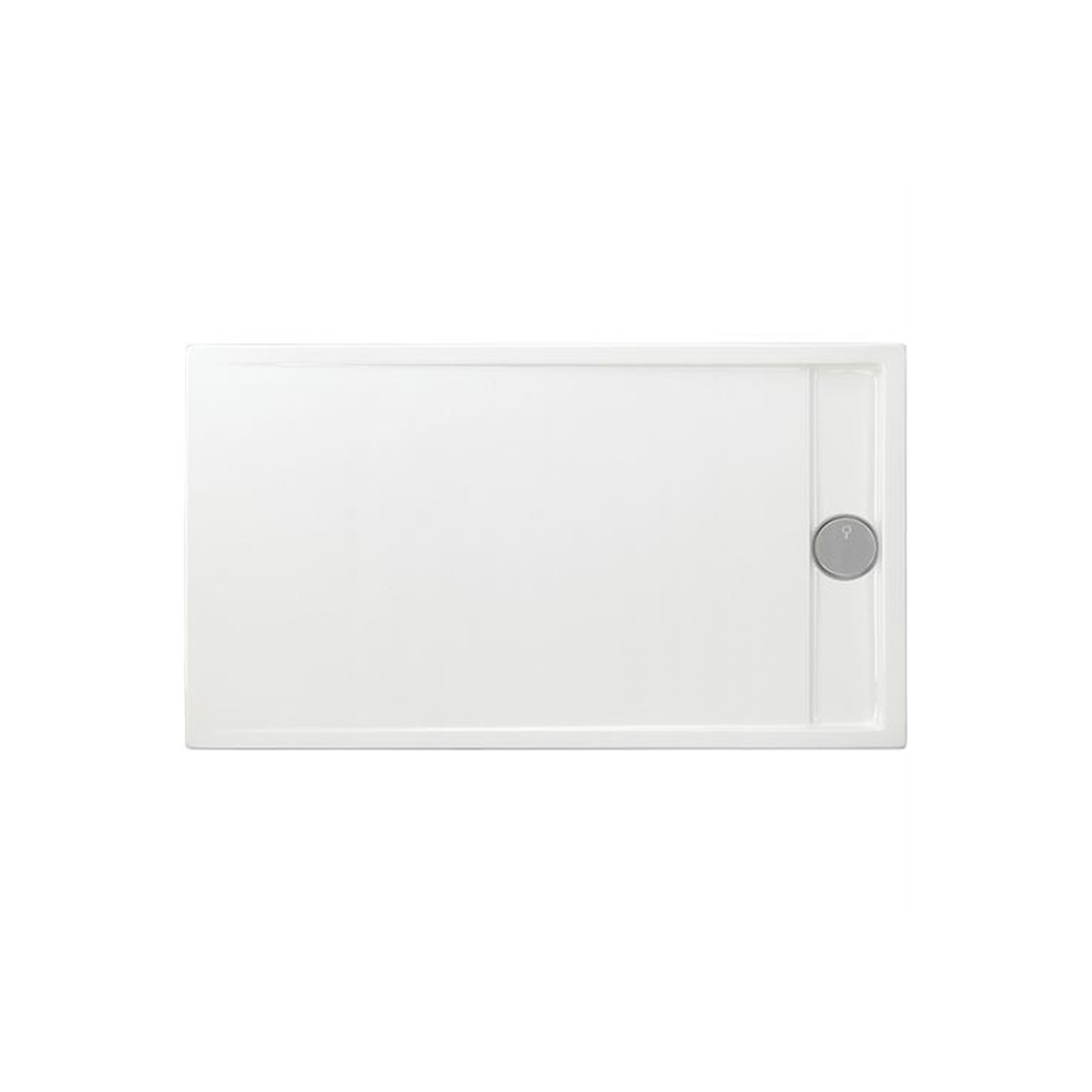 Rechteckduschwanne Easytray E, 170 x 80 x 2,5 cm, weiß