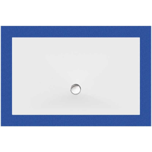 Rechteckduschwanne Flat New E, 150 x 80 x 2,5 cm, weiß inkl. CS-Finish-Dichtsystem