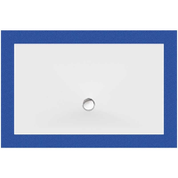 Rechteckduschwanne Flat New E, 150 x 80 x 2,5 cm, weiß inkl. CS-Finish-Dichtsystem