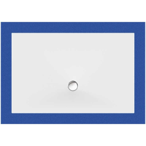 Rechteckduschwanne Flat New E, 150 x 100 x 2,5 cm, weiß inkl. CS-Finish-Dichtsystem