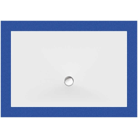 Rechteckduschwanne Flat New E, 150 x 100 x 2,5 cm, weiß inkl. CS-Finish-Dichtsystem