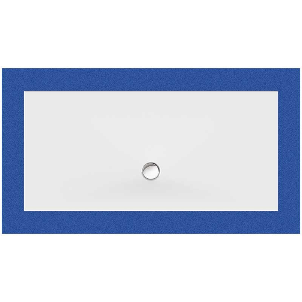 Rechteckduschwanne Flat New E, 170 x 80 x 2,5 cm, weiß inkl. CS-Finish-Dichtsystem