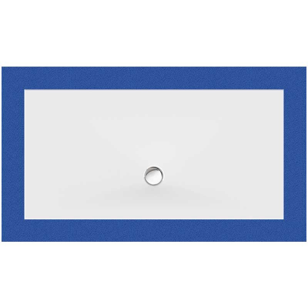 Rechteckduschwanne Flat New E, 170 x 90 x 2,5 cm, weiß inkl. CS-Finish-Dichtsystem