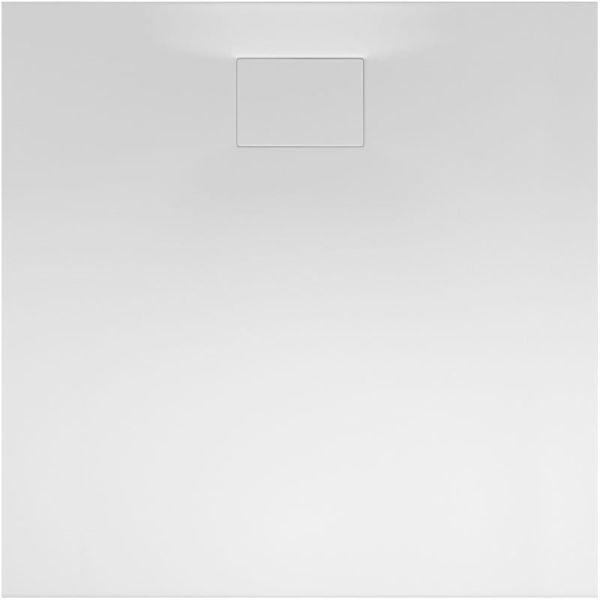 Viereckduschwanne Flat Carré E, 80 x 80 x 1,1 cm, weiß inkl. Abdeckung
