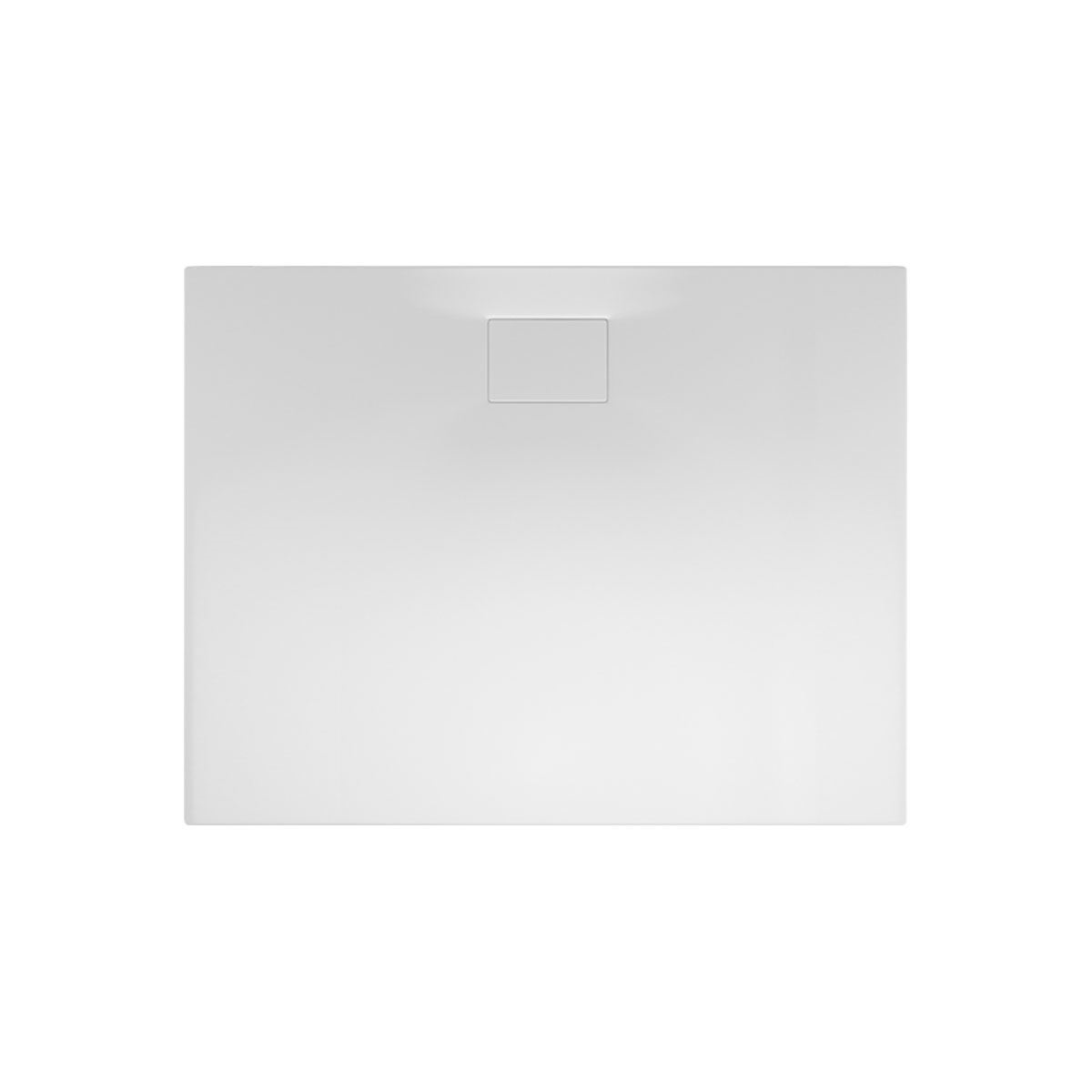 Rechteckduschwanne Flat Carré E, 100 x 80 x 1,1 cm, w