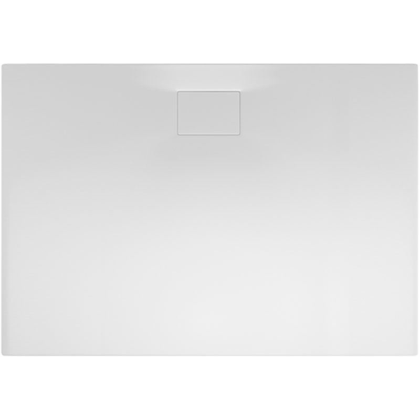 Rechteckduschwanne Flat Carré E, 120 x 90 x 1,1 cm, weiß inkl. Abdeckung