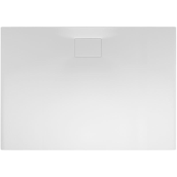 Rechteckduschwanne Flat Carré E, 120 x 90 x 1,1 cm, weiß inkl. Abdeckung
