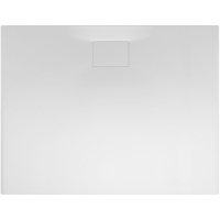 Rechteckduschwanne Flat Carré E, 120 x 100 x 1,2 cm, weiß inkl. Abdeckung
