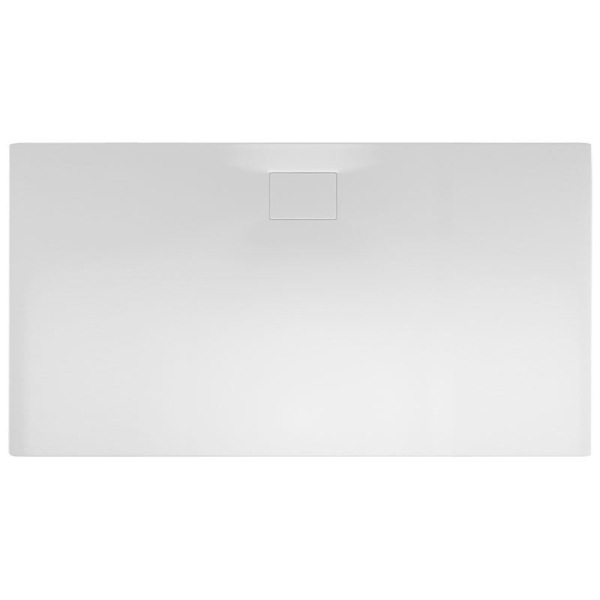 Rechteckduschwanne Flat Carré E, 140 x 80 x 1,1 cm, weiß inkl. Abdeckung