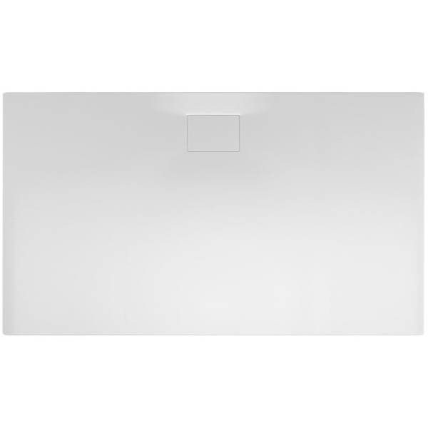 Rechteckduschwanne Flat Carré E, 140 x 90 x 1,1 cm, weiß inkl. Abdeckung