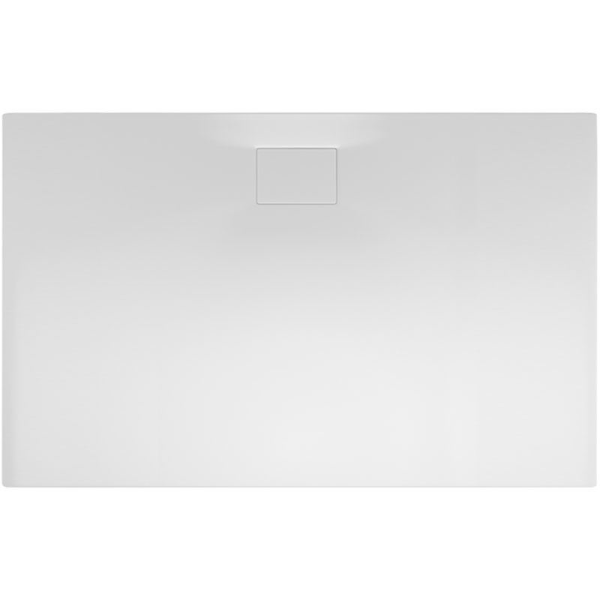 Rechteckduschwanne Flat Carré E, 140 x 100 x 1,2 cm, weiß inkl. Abdeckung