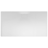 Rechteckduschwanne Flat Carré E, 150 x 90 x 1,1 cm, weiß inkl. Abdeckung