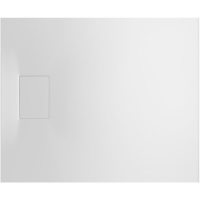 Rechteckduschwanne Flat Carré E, 90 x 80 x 1,1 cm, weiß inkl. Abdeckung