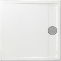 Viereckduschwanne Easytray E, 80 x 80 x 2,2 cm, weiß ohne Rinnenabdeckung