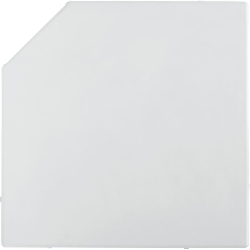 Einlegeplatte zu Duschwanne Kiel, 100 x 100 x  cm, cremewei&