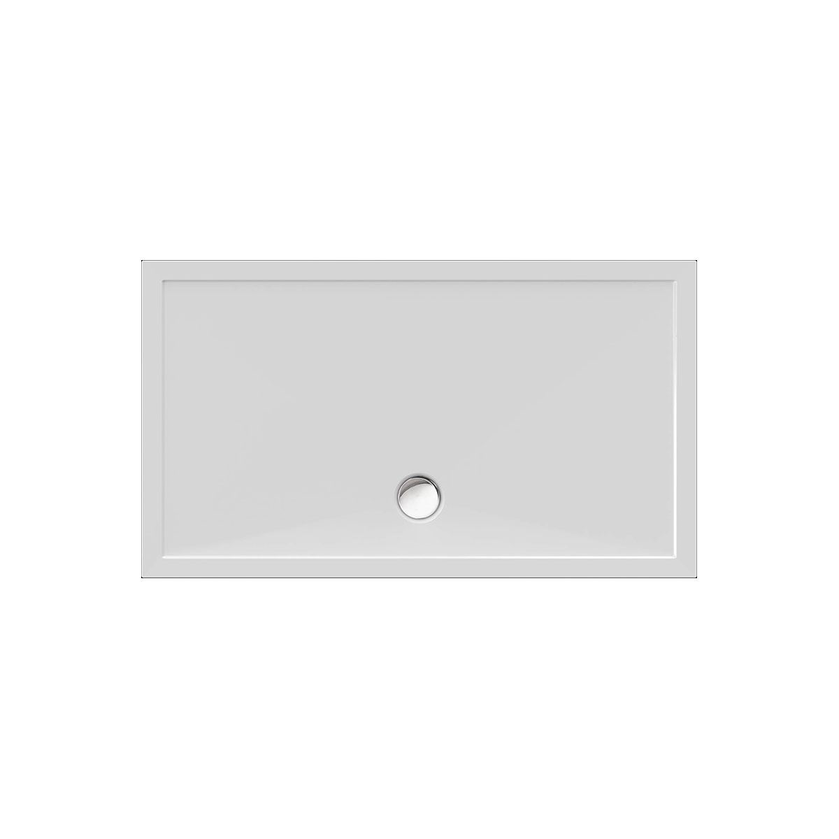 Rechteckduschwanne Deepstone E, 140 x 80 x 2 cm, weiß
