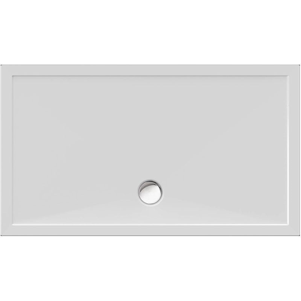 Rechteckduschwanne Deepstone E, 140 x 80 x 2 cm, weiß
