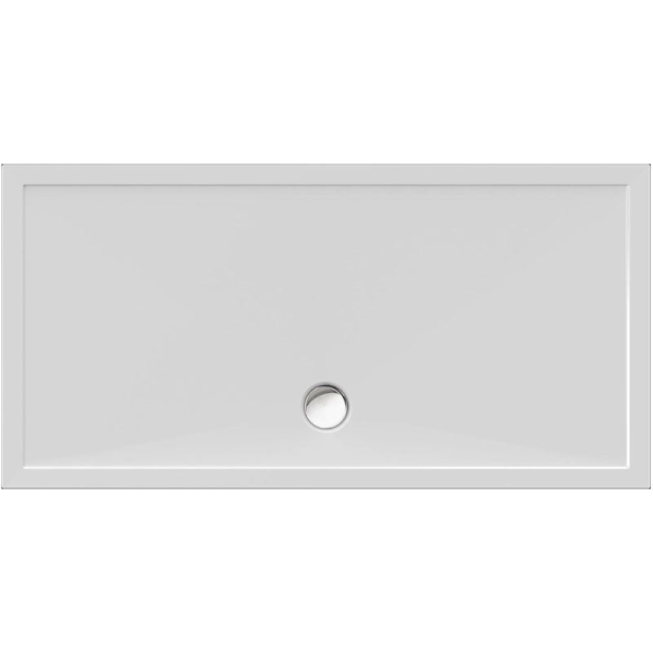 Rechteckduschwanne Deepstone E, 160 x 80 x 2 cm, weiß