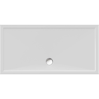 Rechteckduschwanne Deepstone E, 160 x 80 x 2 cm, weiß