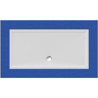 Rechteckduschwanne Deepstone E, 160 x 80 x 2 cm, weiß inkl. CS-Finish-Dichsystem