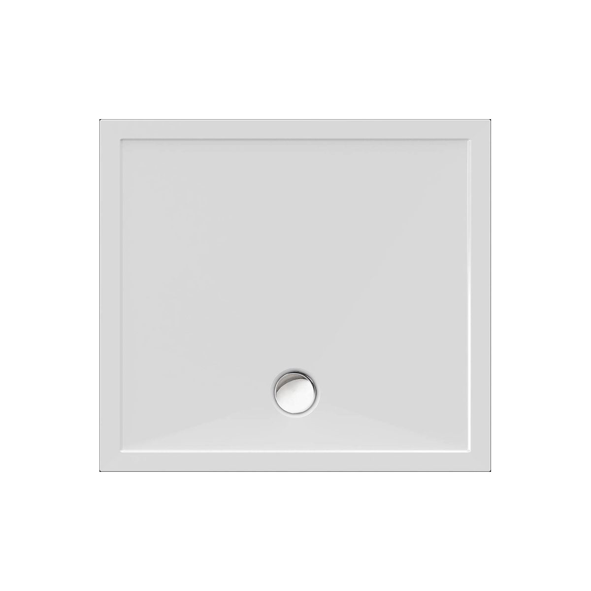 Rechteckduschwanne Deepstone E, 100 x 90 x 2 cm, weiß