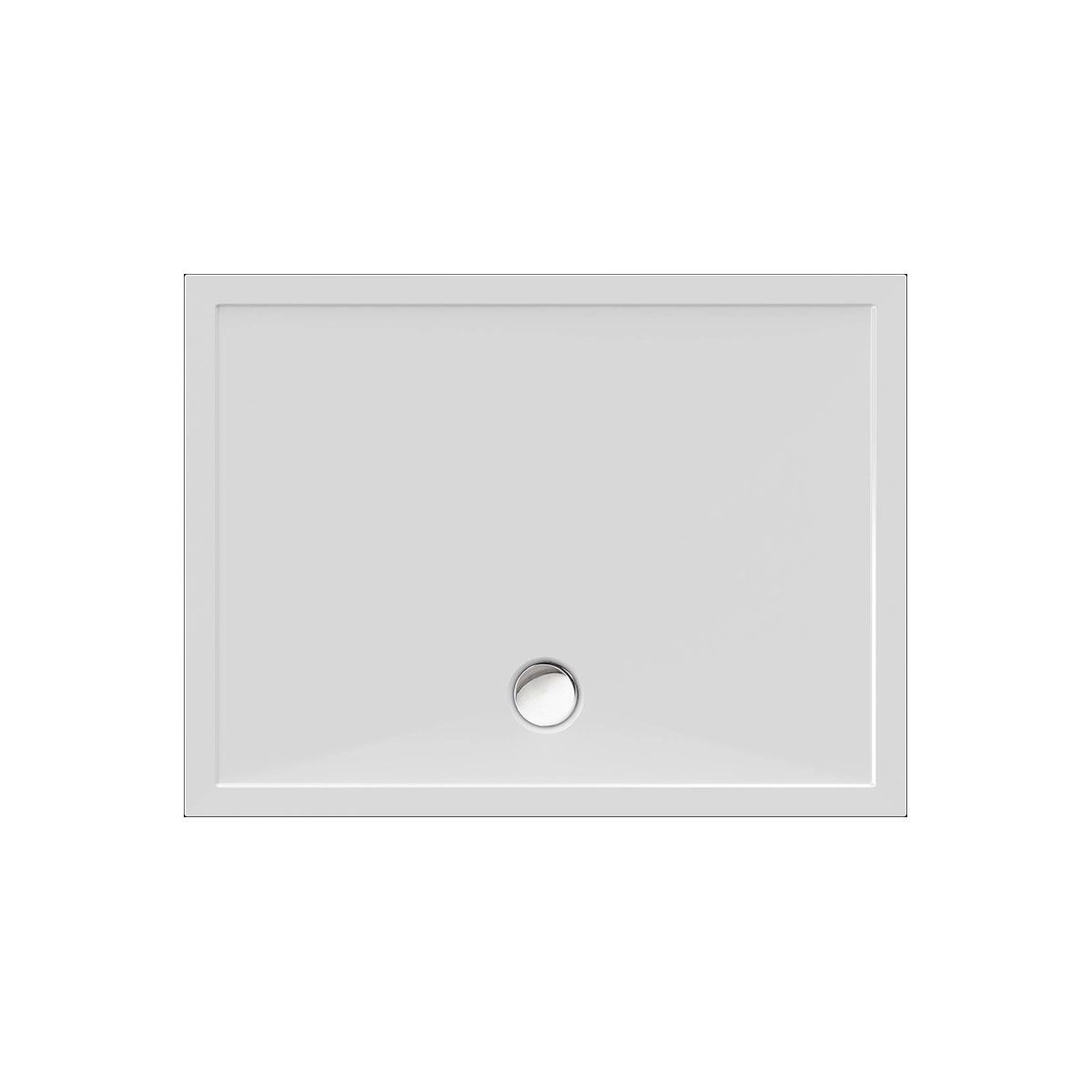 Rechteckduschwanne Deepstone E, 120 x 90 x 2 cm, weiß