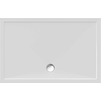 Rechteckduschwanne Deepstone E, 140 x 90 x 2 cm, weiß