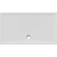 Rechteckduschwanne Deepstone E, 160 x 90 x 2 cm, weiß
