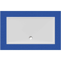 Rechteckduschwanne Deepstone E, 160 x 90 x 2 cm, weiß inkl. CS-Finish-Dichsystem