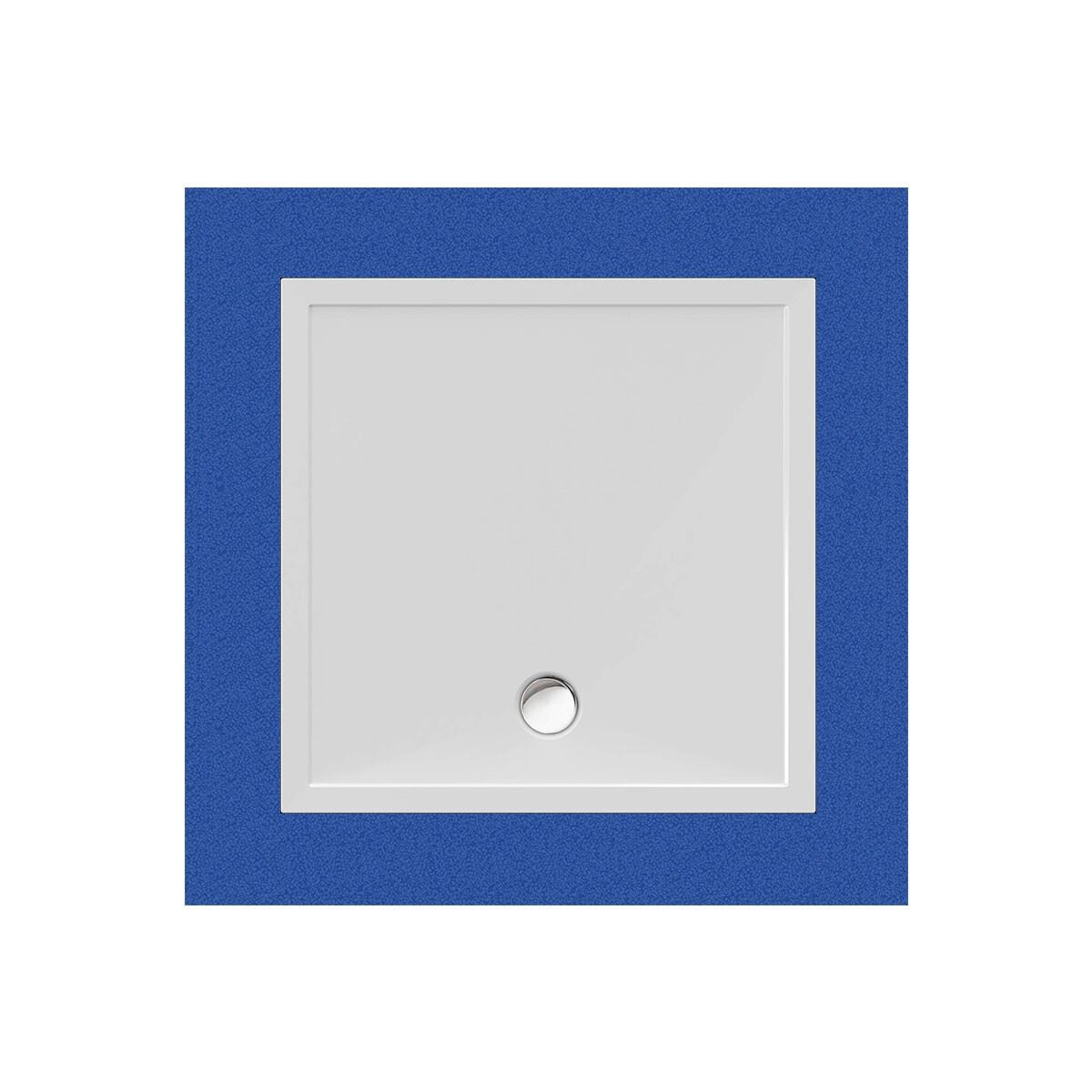 Viereckduschwanne Deepstone E, 100 x 100 x 2 cm, weiß 