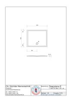 Rechteckduschwanne Deepstone E, 120 x 100 x 2 cm, weiß
