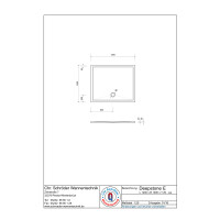 Rechteckduschwanne Deepstone E, 120 x 100 x 2 cm, weiß inkl. CS-Finish-Dichsystem