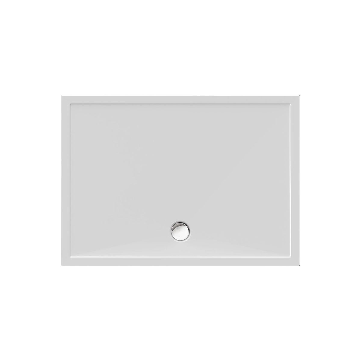 Rechteckduschwanne Deepstone E, 140 x 100 x 2 cm, weiß