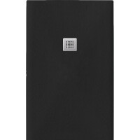 Viereckduschwanne Slatestone L E, 90 x 90 x 3 cm, anthrazit RAL 7016