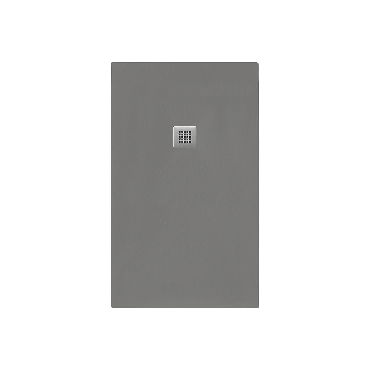 Rechteckduschwanne Slatestone L E, 100 x 90 x 3 cm, grau