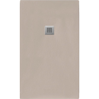 Rechteckduschwanne Slatestone L E, 100 x 90 x 3 cm, mokka