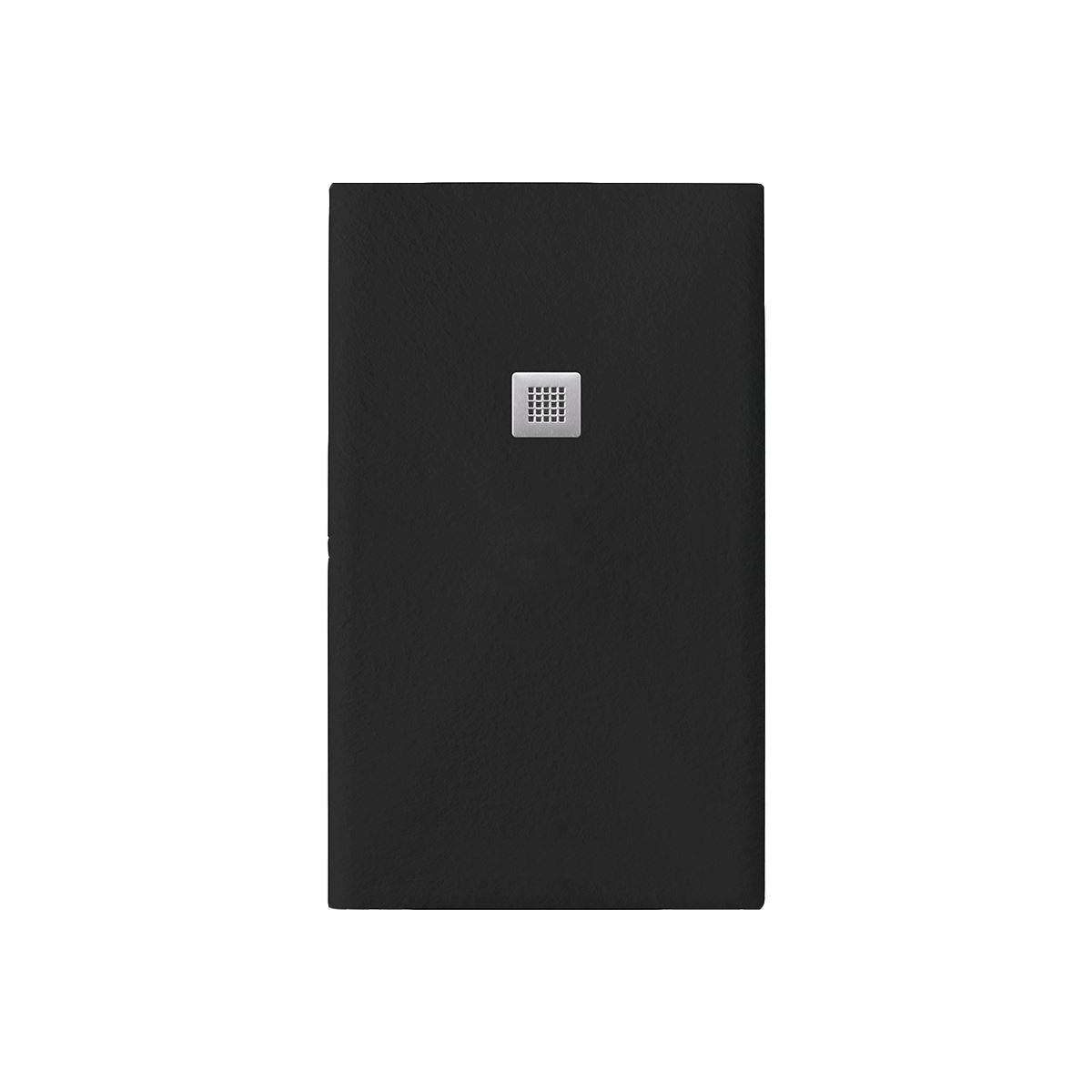 Rechteckduschwanne Slatestone L E, 120 x 90 x 3 cm, anthrazi
