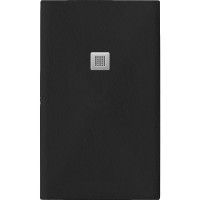 Rechteckduschwanne Slatestone L E, 120 x 90 x 3 cm, anthrazit RAL 7016