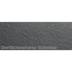 Rechteckduschwanne Slatestone L E, 150 x 100 x 3 cm, weiß