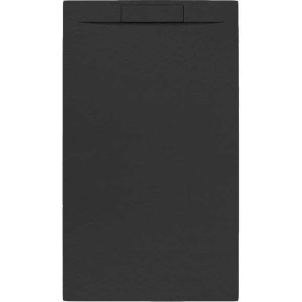 Rechteckduschwanne Slatestone Cover E, 140 x 90 x 3 cm, anthrazit RAL 7016