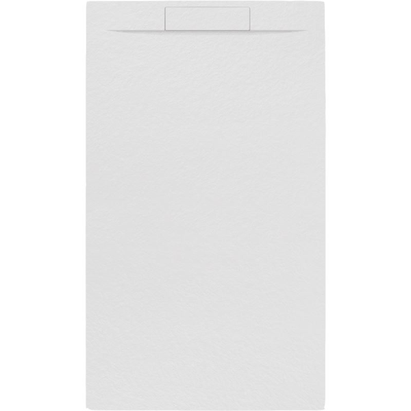 Rechteckduschwanne Slatestone Cover E, 140 x 100 x 3 cm, weiß